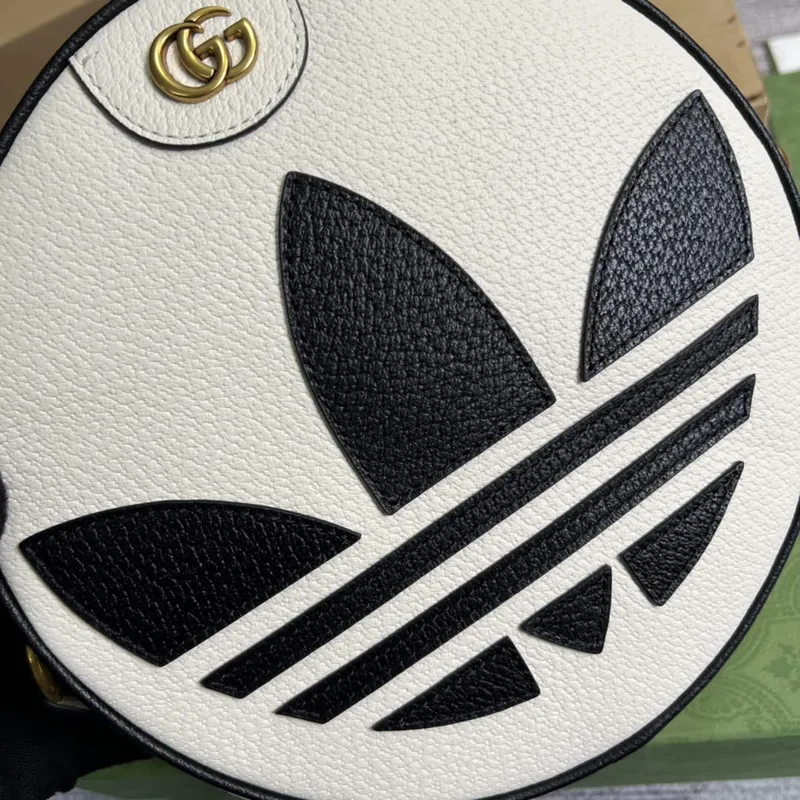 Adidas x Gucci Ophidia shoulder bag 702626 White leather