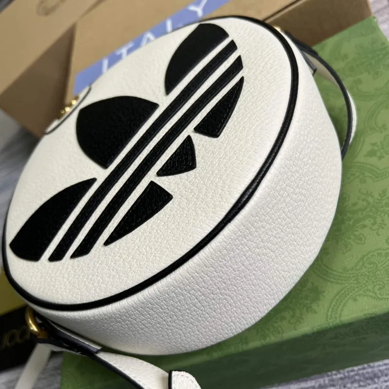 Adidas x Gucci Ophidia shoulder bag 702626 White leather