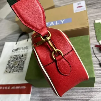 Adidas  x Gucci small shoulder bag 702427 Red leather