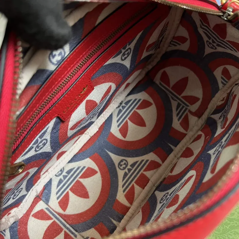 Adidas  x Gucci small shoulder bag 702427 Red leather