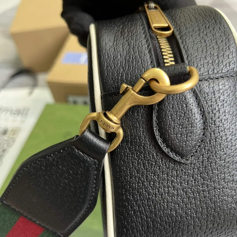 Adidas  x Gucci small shoulder bag 702427 Black leather