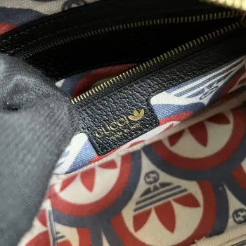 Adidas  x Gucci small shoulder bag 702427 Black leather