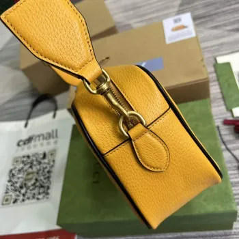 Adidas x Gucci small shoulder bag 702427 Yellow leather