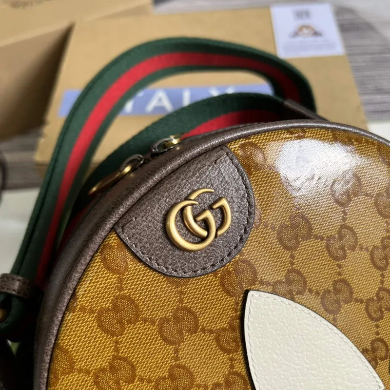 Adidas x Gucci  702640 Ophidia small shoulder bag Beige and brown