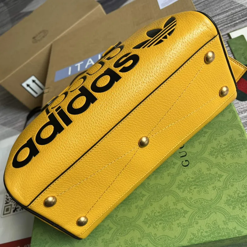Adidas x Gucci 702397 mini duffle bag yellow