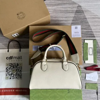 Adidas x Gucci 702397 mini duffle bag White