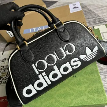 Adidas x Gucci 702397 mini duffle bag black