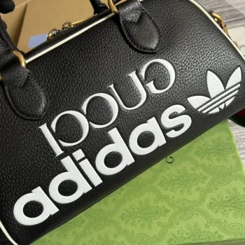 Adidas x Gucci 702397 mini duffle bag black