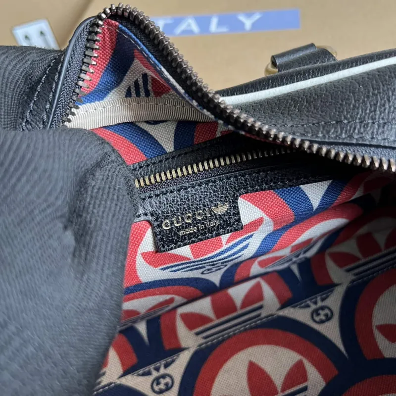 Adidas x Gucci 702397 mini duffle bag black