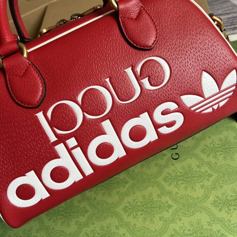 Adidas x Gucci 702397 mini duffle bag Red
