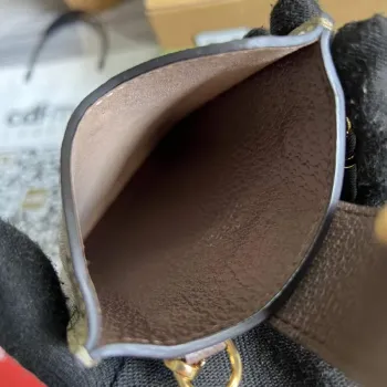 Gucci 700732 Gucci cherry print phone case Brown