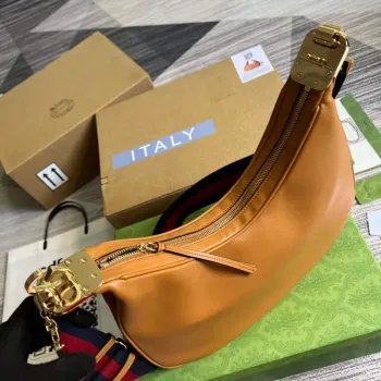 Gucci 702823 Gucci Attache large shoulder bag Dark orange