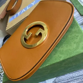 Gucci 699268 Gucci Blondie shoulder leather bag Light Brown