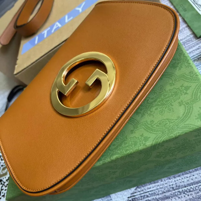 Gucci 699268 Gucci Blondie shoulder leather bag Light Brown