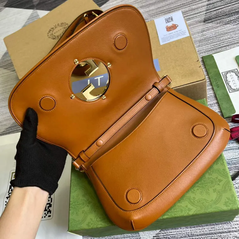 Gucci 699268 Gucci Blondie shoulder leather bag Light Brown