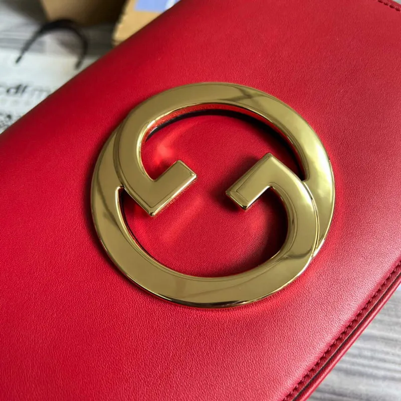 Gucci 699268 Gucci Blondie shoulder leather bag Red