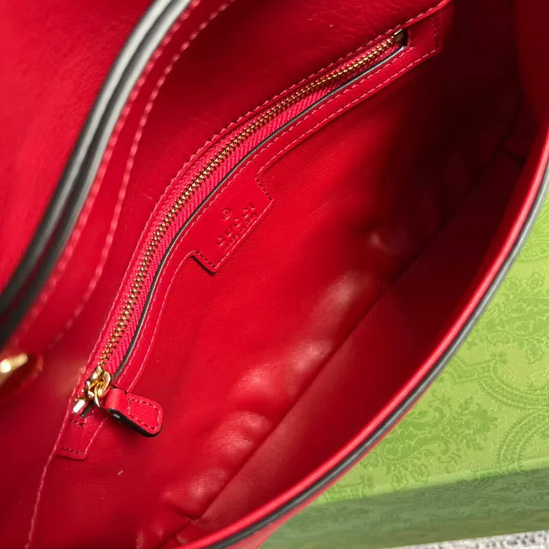 Gucci 699268 Gucci Blondie shoulder leather bag Red
