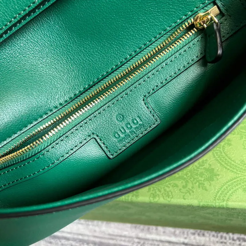 Gucci 699268 Gucci Blondie shoulder leather bag Green