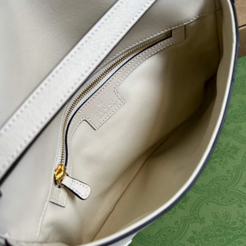 Gucci 699268 Gucci Blondie shoulder leather bag White