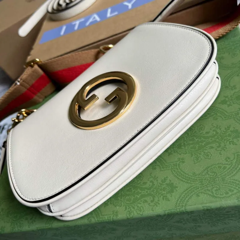 Gucci 698643 Gucci Blondie mini leather bag White