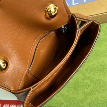 Gucci 698643 Gucci Blondie mini leather bag Brown