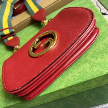 Gucci 698643 Gucci Blondie mini leather bag Red