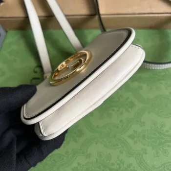 Gucci 698635 Gucci Blondie Mini card case wallet White