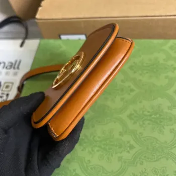 Gucci 698635 Gucci Blondie Mini card case wallet Brown