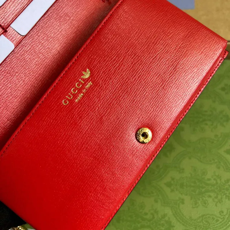 Gucci 621892 Adidas x Gucci wallet with Horsebit chain