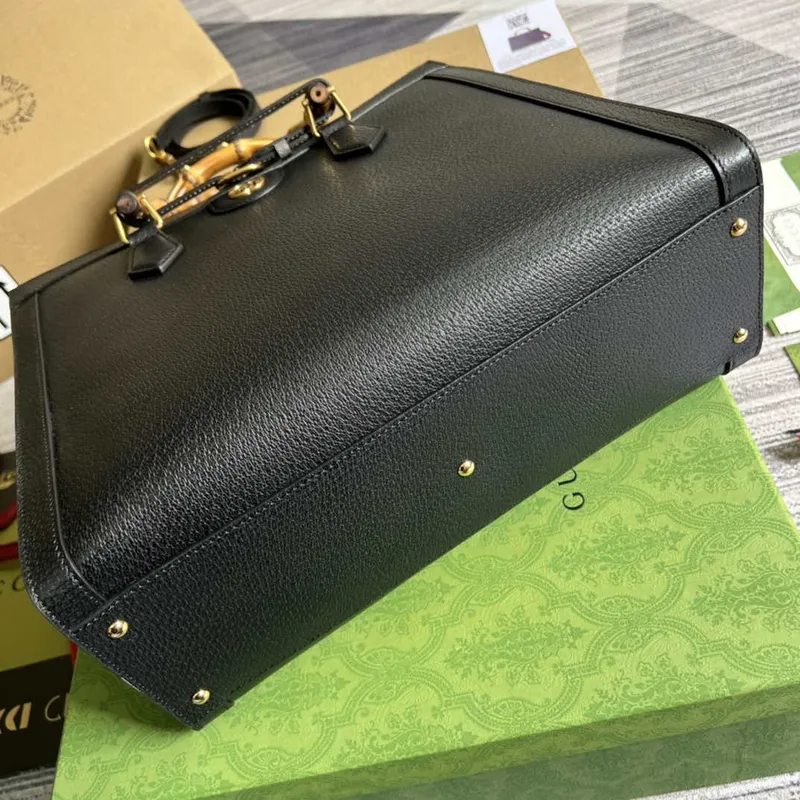 Gucci 678842 Diana medium tote bag Black