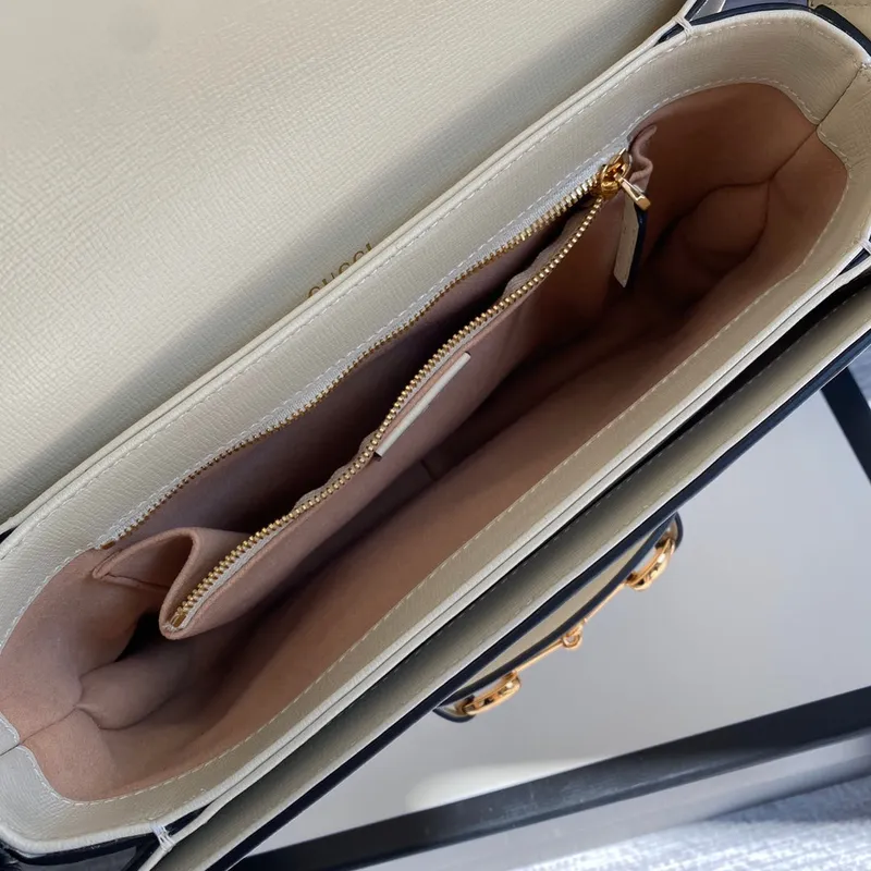 Gucci Horsebit 1955 shoulder bag 602204 Beige leather