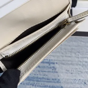 Gucci 466492 GG Marmont card case wallet in White