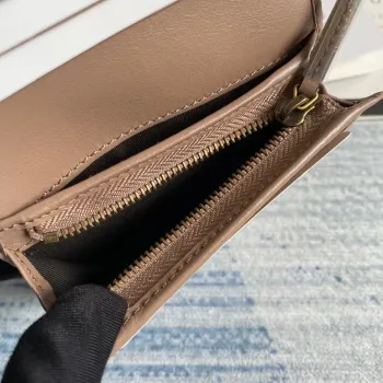 Gucci 466492 GG Marmont card case wallet in Light Pink