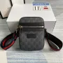 Gucci 682357 GG Black messenger 598103 Black GG Supreme canvas