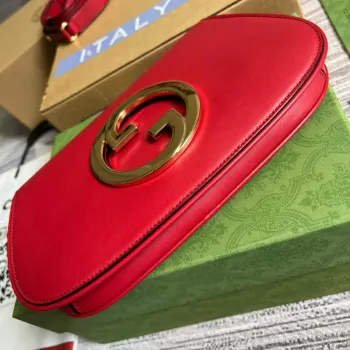 Gucci 699268 Blondie shoulder bag Red leather