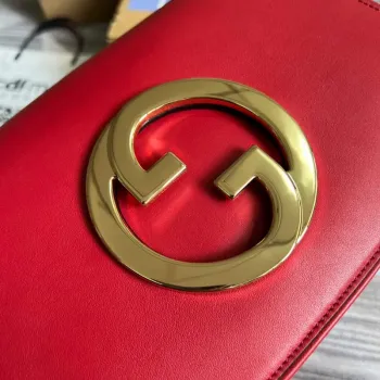 Gucci 699268 Blondie shoulder bag Red leather