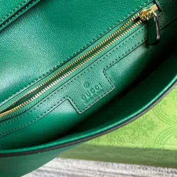 Gucci 699268 Blondie shoulder bag green leather