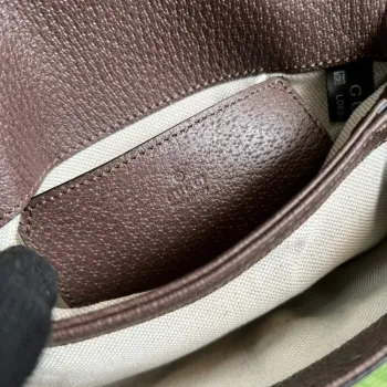 Gucci  698643 Blondie mini bag in GG brown leather