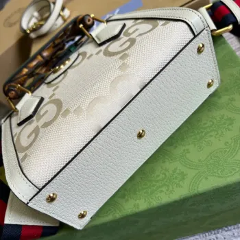 Gucci 702732 Diana Mini Tote Bag White