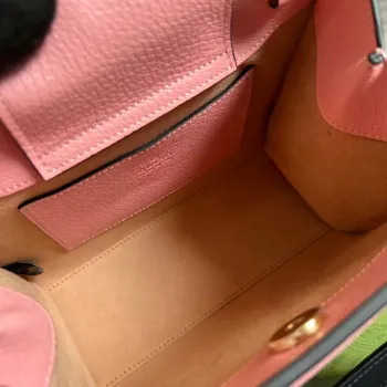 Gucci 702732 Gucci Diana Mini Tote Bag Pink leather