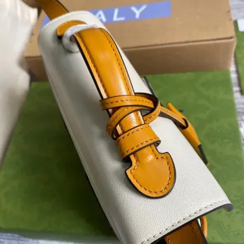 Gucci 658487 Padlock Mini Bag Beige