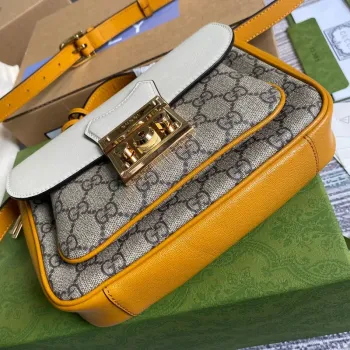 Gucci 658487 Padlock Mini Bag Beige