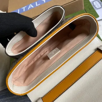 Gucci 658487 Padlock Mini Bag Beige