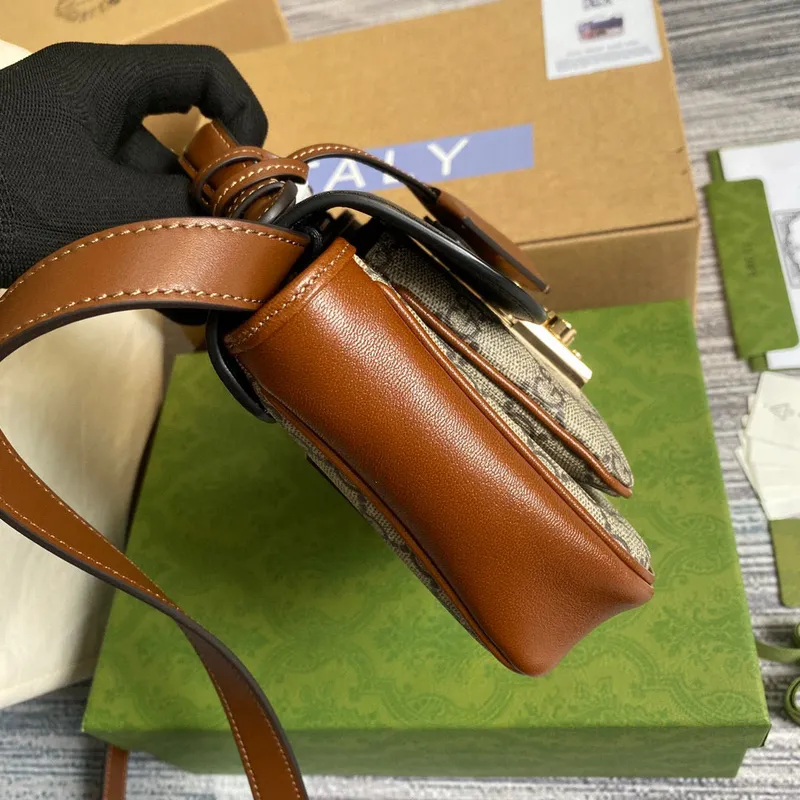 Gucci 658487 Padlock Mini Bag Black