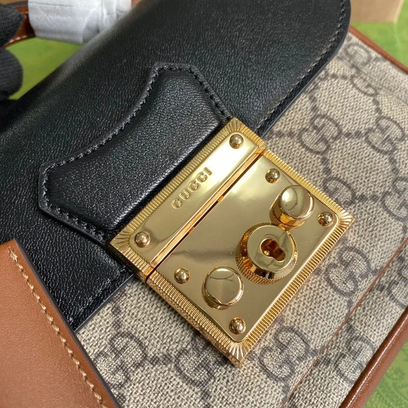 Gucci 658487 Padlock Mini Bag Black