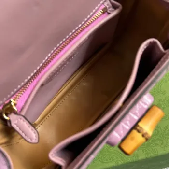 Gucci 675797 Gucci Bamboo 1947 small top handle bag Pink