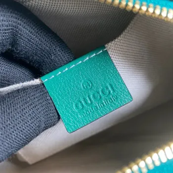 Gucci 447632 GG Marmont Small Shoulder Bag Green