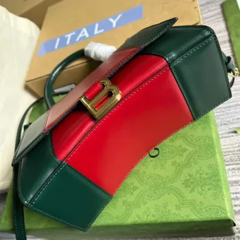 Gucci 681697 The Hacker Project Small Hourglass Bag Green red