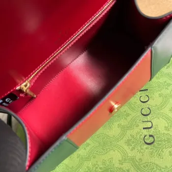 Gucci 681697 The Hacker Project Small Hourglass Bag Green red