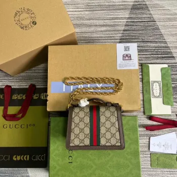 Gucci 696180 Ophidia GG Mini Shoulder Bag Brown